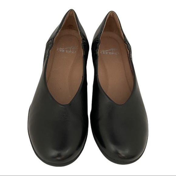 Dansko New Women’s Kira Black Leather Shoe size 38 - Picture 3 of 12